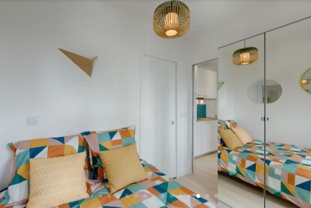 Charmant 2 Pieces Calme Et Cosy Appartement Parijs Buitenkant foto